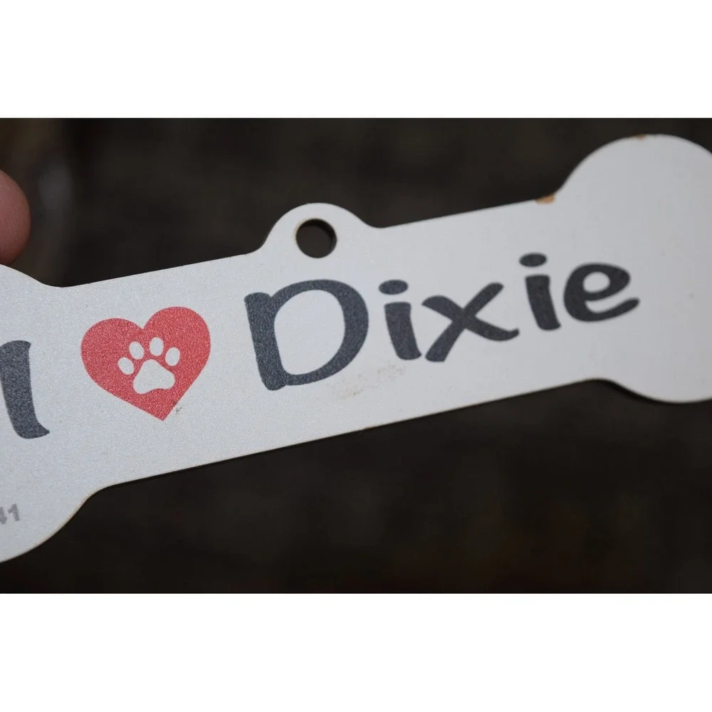 I love Dixie Doggy Bone Dog Collar Pet Refrigerator 5